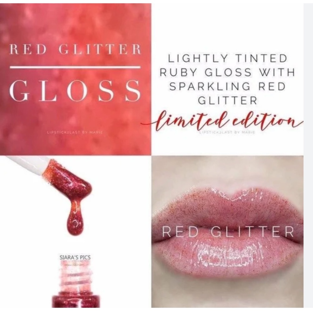 Senegence Red Glitter Gloss Limited Edition